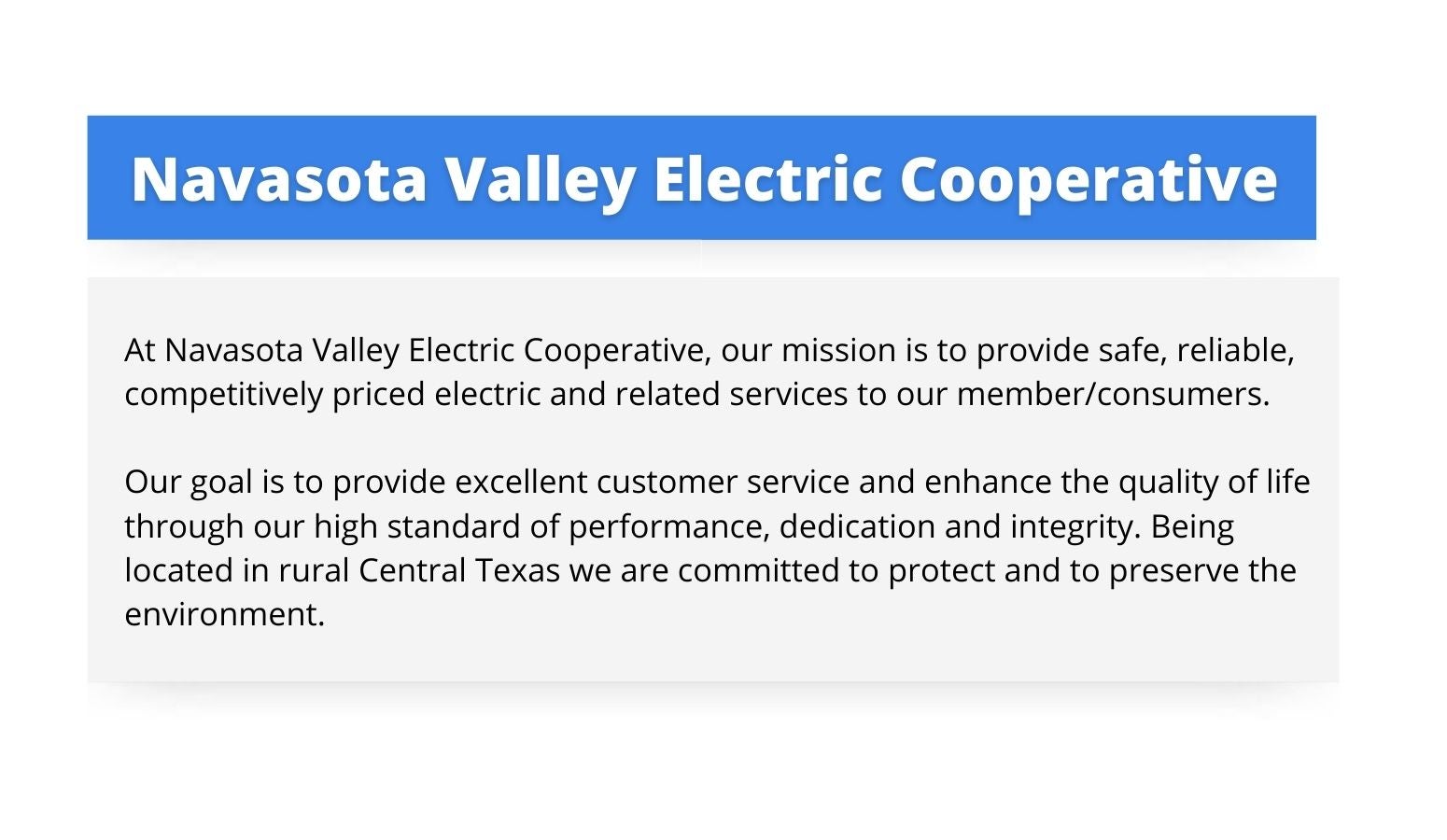 Home Navasota Valley Electric Cooperative Inc Home Navasota Valley Electric Cooperative Inc
